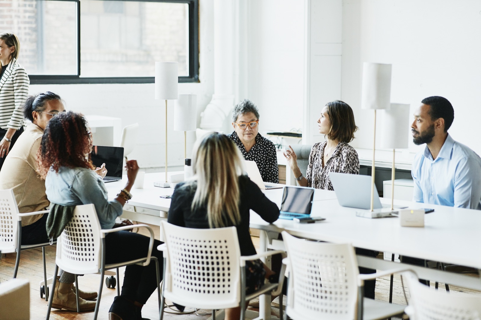 The ALEA GROUP team in discussion